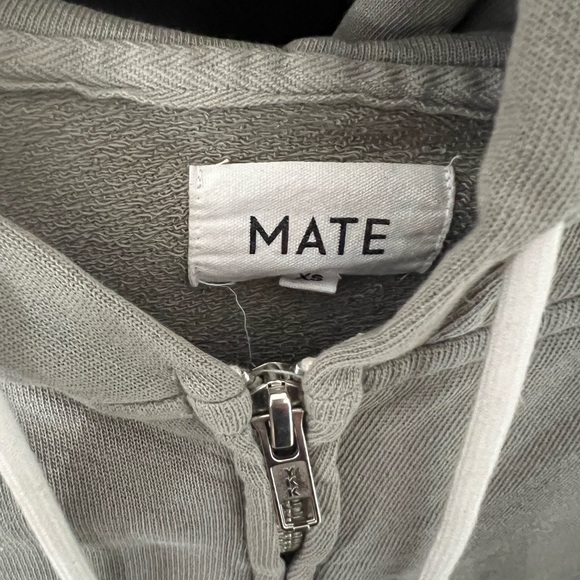 Mate the Label Organic Terry Zip Up Hoodie - Picture 3 of 3
